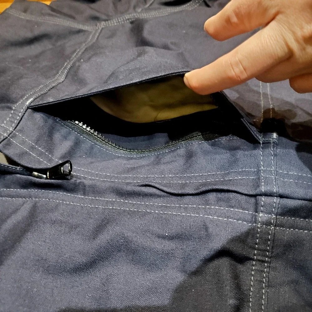 Carhartt FR Full‎ Swing Quick Duck Jacket Men's XL Navy Blue NFPA 2112 Workwear